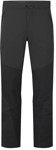 Rab Men's Torque Pants - Lightweight Breathable Trousers for Hiking & Mountaineering - Black - 30/34 Inseam