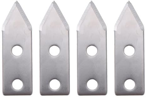 Tinoaly 4pcs Replacement Blades for Edlund #1 Can Opener, Stainless Steel Commercial Can Opener Replacement Knife for Home Kitchen Use