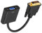 WANSUPYIN DVI to VGA Adapter, 1080p DVI-D 24+1 Pin Male To VGA 15Pin Female Active Cable Adapter