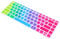GALPADA Gradient Keyboard Protective Skin Cover for Bf Soft Flexible Keyboard Skin Washable Dust Cover Food Grade Reusable Compatible with Hp