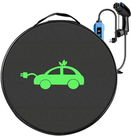 EV-Kabel-Organizer-Tasche, Tragetasche für EV-Ladekabel, Typ 2, Typ 1, 3, leicht, Aufbewahrungstaschen, wasserdicht, robust, zur Aufbewahrung von elektrischen Anschlusskabeln, Ladekabeln
