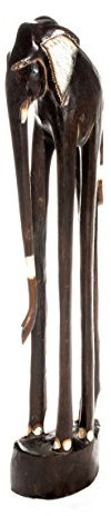 Ciffre 80cm Holzelefant Holz Elefant Afrika Africa Deko Elefant