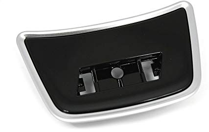Original Audi Lenkradblende für Sportlenkrad A4 (8K) A5 (B8) Q5 (8R) Abdeckung mitte Blende Clip schwarz/chrom