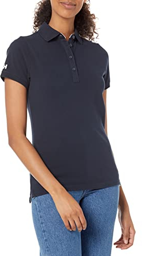 Helly Hansen Women's W Crew Pique 2 Polo, Navy, XL