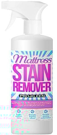 Pro-Kleen Mattress Stain Remover and Cleaner With Odour Neutraliser Removes Stains Caused by Urine, Blood, Vomit and Faeces 500 ml