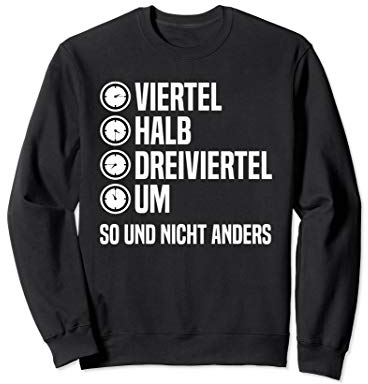 Uhrzeiten in Ostdeutschland so tickt die Ossi Uhr Sweatshirt