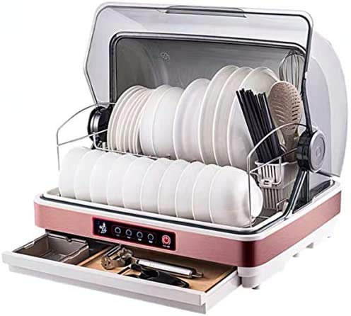 LMEIL Household Tabletop Ultraviolet Disinfection Cabinet, Mini UV Kitchen Tableware Chopsticks Cleaning Cabinet, Electronic Dish Dryer For Home Kitchen