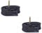 ECOVELO Babys (Jungen) 2 Luftkammern Zoll 1/2 x 1,75 x 2-1/4, Schwarz, 12 1/2 x 1.75