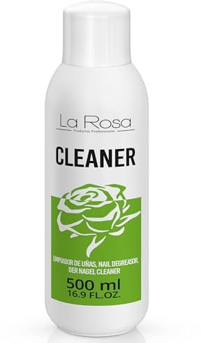 LaRosa Nail CLEANER 500ml Cleaner para Gel, Eliminar la capa pegajosa de geles UV/Esmaltes permanentes/Esmaltado Permanente/Cleanser para uñas de gel