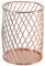 Hollow Out Metal Pen Holder Pen Pot Desk Organiser Makeup Brushes Holder for Office Gold Rose Gold(Rose Gold)