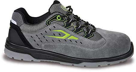 BETA 7317NA 42 - Scarpe in Pelle Scamosciata Traforata con Supporto di stabilità al Tallone