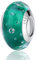 Nbsameng Breloque en Verre de Murano, Charms pour Bracelets et Chaînes pour Femme, Charm en Argent à 925, Breloques Compatibles Pandora, Gnoce et Trollbeads,Bulles Vertes