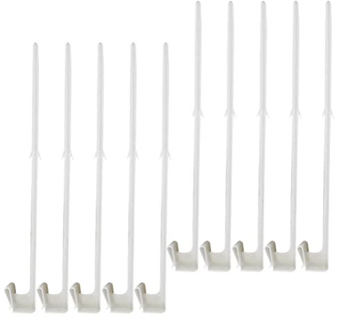 TOPBATHY Usa Flagge Usa Flagge 10 Stücke Autofenster Flagge Pole Kunststofffenster Clip Flagge Pole Auto Flagge Pole Inhaber Fahrzeug Flag Rods Für Auto Auto LKW Fahrzeug Usa Flagge Metallklammern