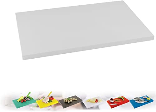 Schneidbrett, Gastro Schneidebrett Kunststoff Küchenbrett Schneidebretter (Weiß, 60x40x2)