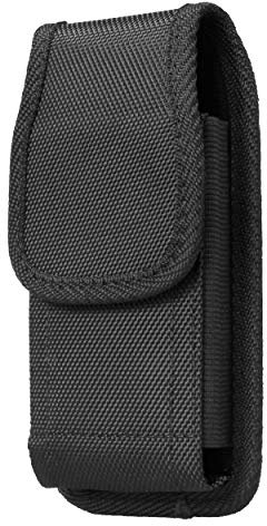 AQ Mobile Gürteltasche für Apple iPhone SE (2022I2020), Nylon vertikal Gürtelclip Klettverschluss