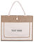 Sinseike Personalisierte Jute Einkaufstaschen Bestickt Text,Jute Strandtasche mit Ihr Wunschtext,Wiederverwendbare Natürliche Jutetaschen (S-Größe)