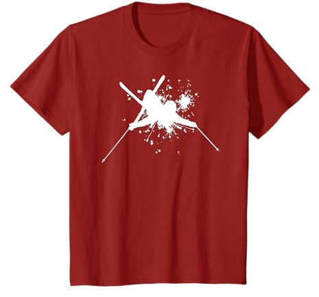Ski Freestyle Slopestyle Skifahrer Freeride Skifahren T-Shirt