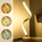 BASRAE Spirale Nachttischlampe,Moderne LED Tischlampe,3 Farbtemperaturen,Tischleuchte mit Kabel,Dimmbar Farbwechsel Schreibtischlampe für Schlafzimmer Wohnzimmer,Warmes Lampe aus Holz,Deko Tischlampen