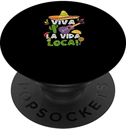 Papa: Viva la vida loca! - Cinco De Mayo PopSockets mit austauschbarem PopGrip