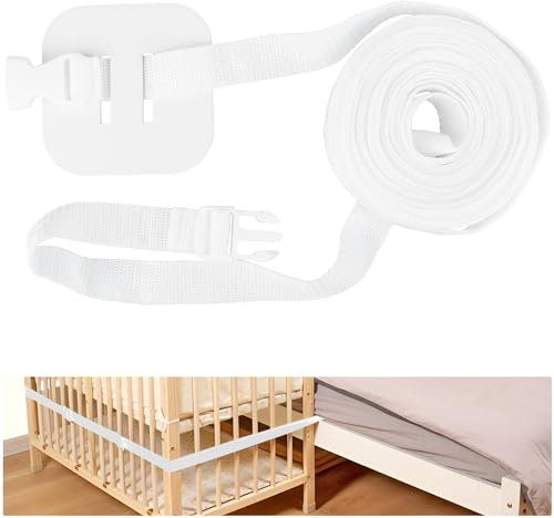 ZSMJAER Gurt für Babybett,8 m Beistellbett Befestigung für Boxspringbetten,Beistellbett Gurt,Babybett Umrandungen,Gurt für Boxspringbetten,Gurt zum Andocken an Erwachsenenbett
