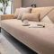 Sofabezug, Non Slip Sofa Cover Couchbezug l Form Sofa Überzug 2 3 4 Sitzer Sofaschoner rutschfest Überzug Sofa Ecksofa Sofaschutz Couchschoner Katze/Hunde(Hellbraun, 70x180cm)