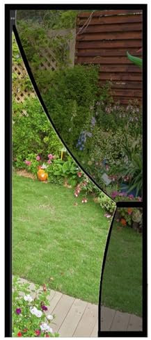 moustiquaire porte camping car,Rideau de Porte Anti Insecte Mouche Moustique Fermeture Automatique Facile à Installer pour Couloirs Portes Patio,120x255cm-noir