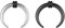 ZS 2 Stück Pincher Tapers Septumringe, 2G 4G 6G 8G 10G 14G 16G Buffalo Horseshoe Stretcher Expander Piercing Nasen Ohr Messgeräten Für Damen Herren (14g, 10mm)