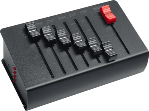ALGAM LIGHTING Controller DMX 6 Canali - Uscita USB e Uscita XRL 3 Punti - IP20-160 x 100 x 70 mm