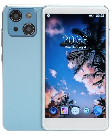 Blauer MP4-Player, HD Unterdrückung 5 Zoll 1920 * 1080 IPS Touchscreen Unterstützung für Musik/Filme Ansehen/Rückfahr Kamera Foto/WiFi/Bluetooth 5.0/FM Radio/eBooks (Blue)