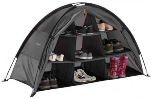 Tienda de Zapatos para Acampar Organizador de Campamento Plegable 9 Organizador de Carpas de Compartimento con Bolsa de Almacenamiento Cierre con Cremallera Accesorios para Acampar para Acampar para