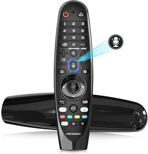 Repuesto Mando a Distancia MR20GA Compatible con LG Smart TV 2018-2024, Mando a Distancia mágico con función de Voz y Puntero Adecuado para Magic Remote MR24GA MR23GA MR22GA MR21GA MR20GA