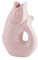 Gift Company Vase Carafon Monsieur Carafon Poisson Faïence Rose Mer 21 x 12 x 31 cm Taille L