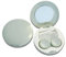 Desuibao 2 Pack Travel Contact Lens Case Kit Leak Proof, Cute Eye Contact Case with Mirror Tweezers Remover Tool Solution Bottle, Portable Daily Contact Lens Holder Storage Box for Outdoor (Green)