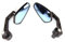 Seite Rückspiegel Motorrad Spiegel Zubehör Aluminium 7/8 Lenker End Rückspiegel Für Ya&maha Fz1 Fz6 Fz8 Für Cafe Racer