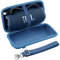Khanka for JBL Charge 6 Portable Bluetooth Speaker Hard Travel Carrying Storage Case with Shoulder Strap,Case Only (Blue)