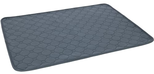 Kerbl Pet waschbare Urinunterlage für Haustiere | Grau, 60 × 45 cm, waschbare Mesh-Unterlage für Hunde, Welpen und Katzen