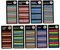 Farbenfrohe Sticky Index Registerkarten Highlight Strips Mini Transucent Side Marker Hinweis Tabs 2700 Blätter für Buchschule Vorräte 9Packs
