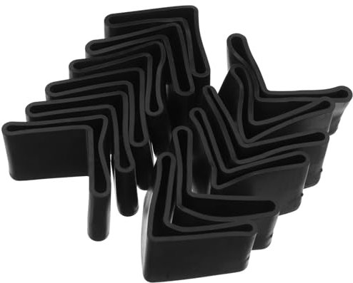 SHINEOFI 12 Pièces Chaise Triangulaires pour Meubles Couvre Réutilisables Protection de Sol pour Parquet Installation Facile