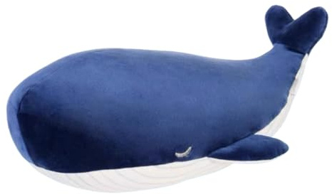 Kissen mit – weiches Plüschspielzeug für die Haut, Cartoon, Kuscheltier aus Plüsch, Kuschelkissen mit weichen Walen aus Plüsch, dekorativ, für Schlafzimmer,