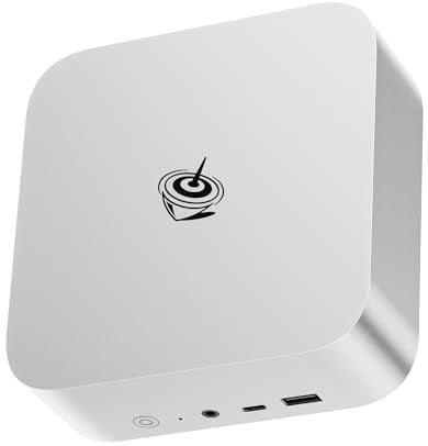 Beelink Mini PC gaming SER8, Ryzen 7 8845HS, 32GB DDR5, SSD NVMe 1TB, mini computer desktop con supporto per tre schermi 4K, mini computer per ufficio, LAN 2,5G, Wi-Fi 6, BT 5.2