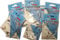 FISHZONE RIG PRO SERIES - 10 Packs of Single Type Commercial Quality - 2 Hook - PULLEY PENNELL Ready Tied Rigs - Ideal for Sea Surf Casting Fishing (80lb Main) (10 x 2 hooks - size 1/0-30lb snood)