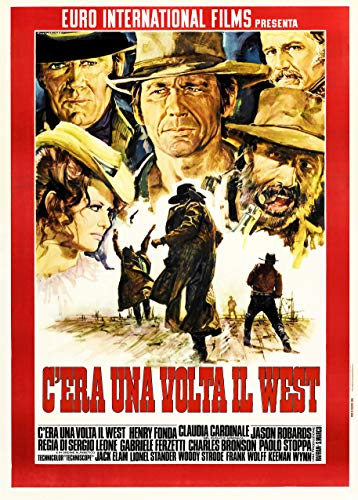Kino Poster Es war ein Mal Der West - Format: 70 x 100 cm - Sergio Leone