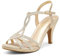 DREAM PAIRS Women's Heeled Sandals Wedding Platform Sandal for Women, Amore_3,Size 7,Gold,Amore_3
