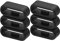 6 Stück Ruentech Befestigungsring Kompatibel mit Garmin vivosport / vivofit2 / Approach X10 / Approach X40 Strap Band Zubehör Keeper Silikon Sicherheitsverschluss