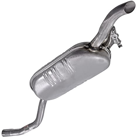 BESTPRICE 1x Endschalldämpfer Kompatibel mit MERCEDES-BENZ 124 Coupe (C124), 124 Stufenheck (W124), E-Klasse (W124)
