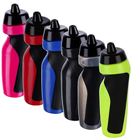 Sports Water Bottle 600ml (Clear)