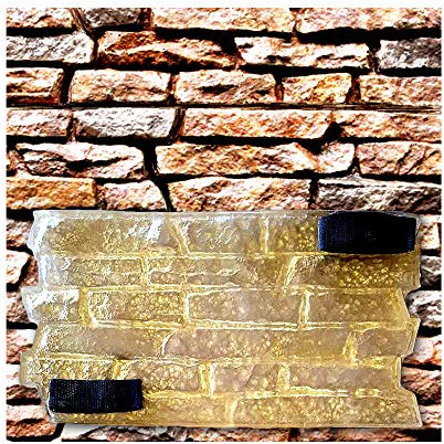 Polyurethane Mat Stamp Biscay | Texturing Skin Slate Pattern Stone Decorative Concrete Cement Imprint Polyurethane Texture Stamp Mat Polyurethane Stamping