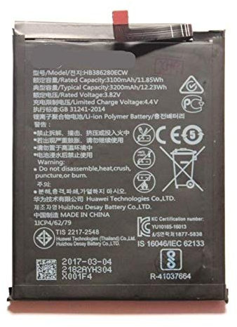 BATTERIA Huawei P10 VTR-L09 VTR-AL00 VTR-L10 VTR-L29 HB386280ECW RICAMBIO 3200mAh