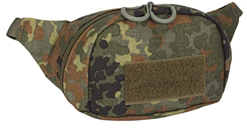 Zentauron Bauchtasche Covert, Outdoor Hüfttasche aus Cordura, Taktische Gürteltasche 1,25L für Dienst, Freizeit & CCW, individuell erweiterbar, Survival Waistbag, für Messer, Taschenlampe, Handy