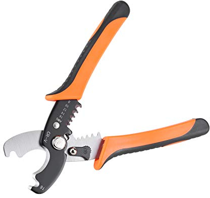 Coupe-câble professionnel pour dénudeur de câble - Pince à dénuder professionnelle pour dénudeur de câble métallique Outil à main d'électricien pince coupe cable pince coupe cable